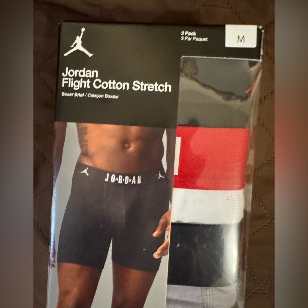 New 3 Pairs Of Jordan Bover Briefs Size M